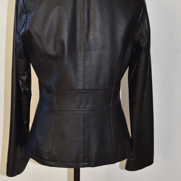 Kenneth Cole Reaction 100% Leather Jacket - Picture 5 of 8